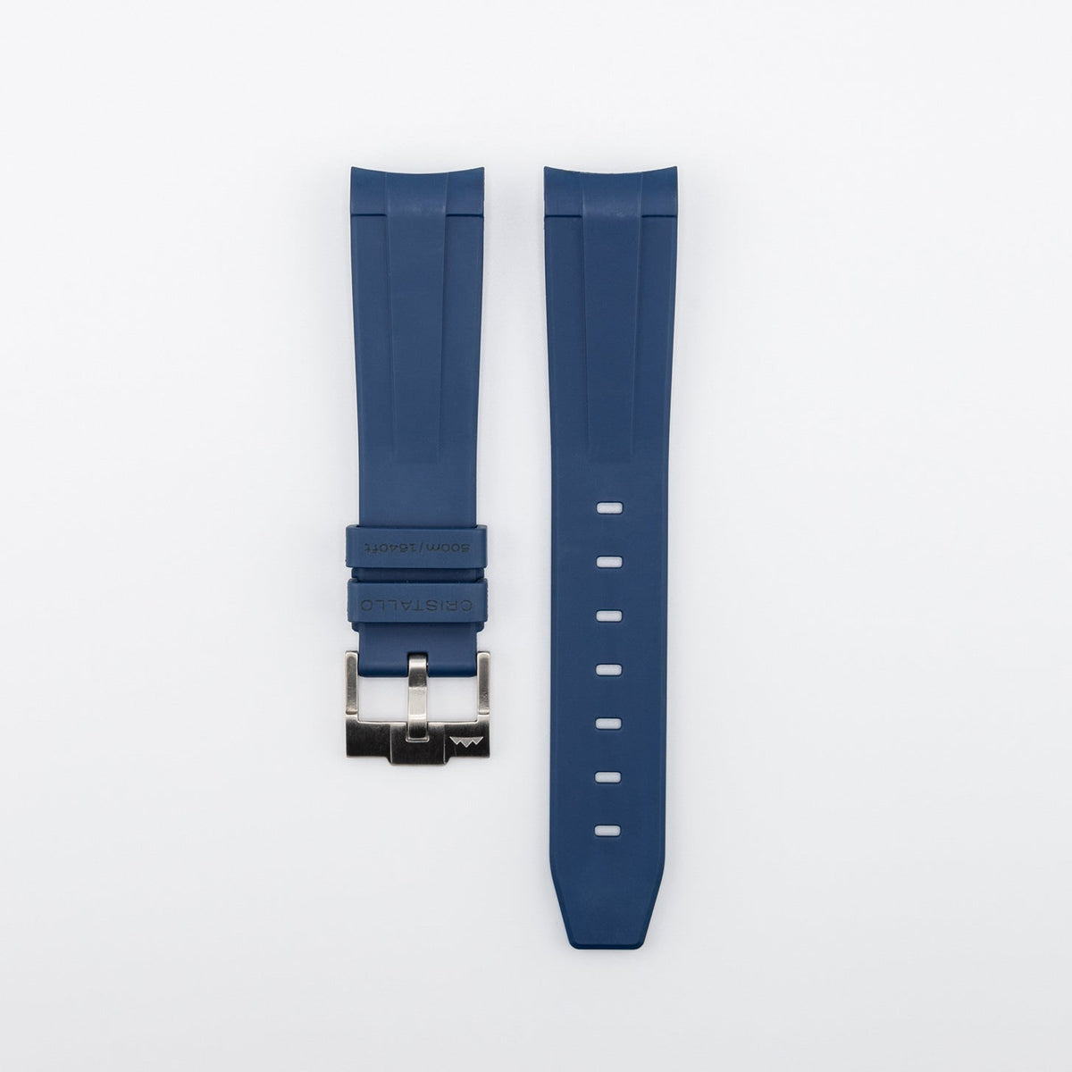 Cinturino in gomma FKM Blu per Cristallo