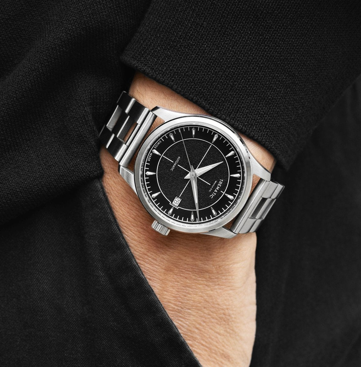ZY6 ossidiana 38 mm bracelet by Forstner