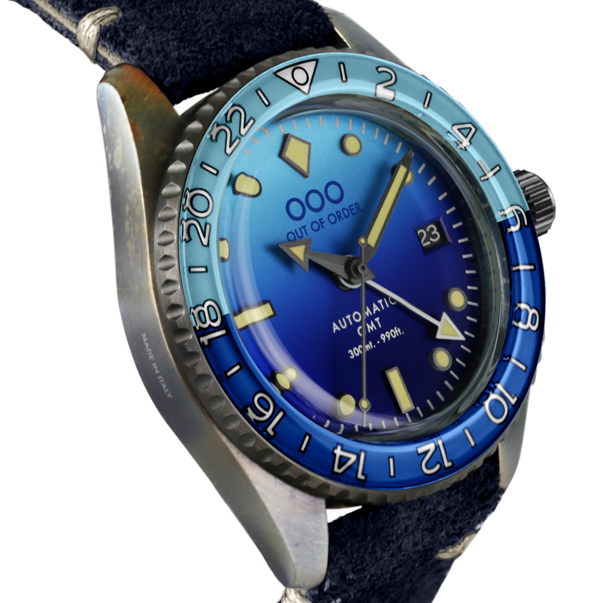BOMBA BLU AUTOMATIC GMT