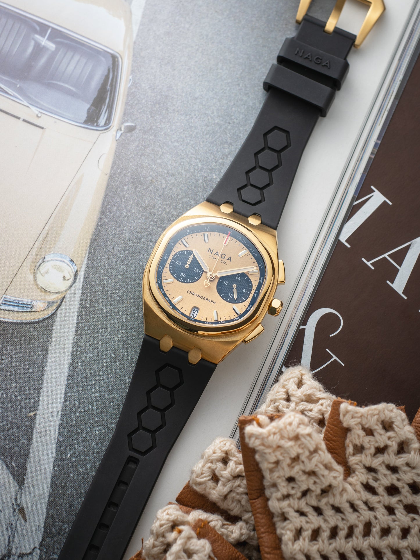 Naga Granturismo Chronograph 39 Millemiglia