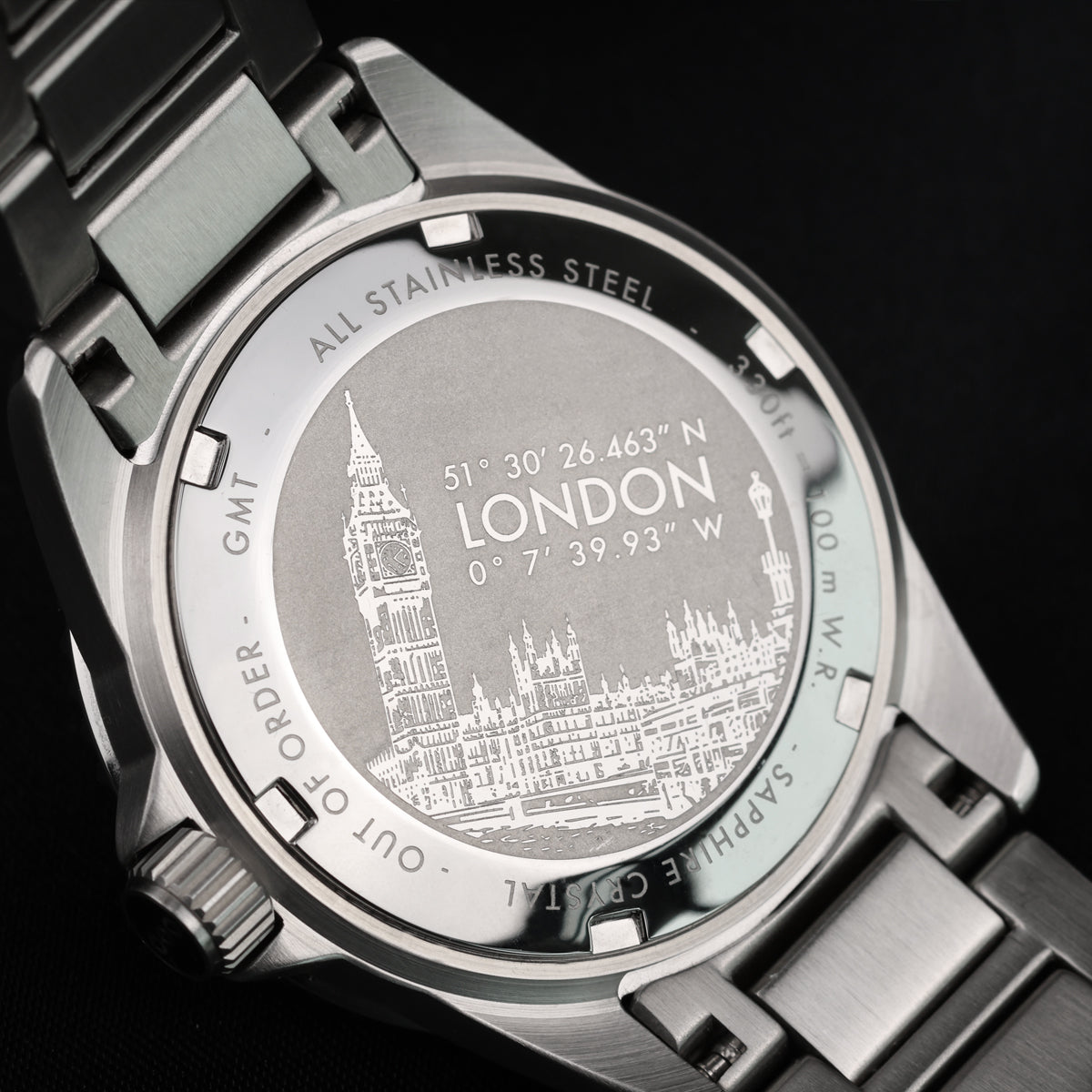 CASANOVA GMT | LONDON BIG BEN - ULTRA BRUSHED