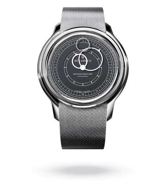 Seconde Française 19.24 | Anthracite Gray - Steel Strap