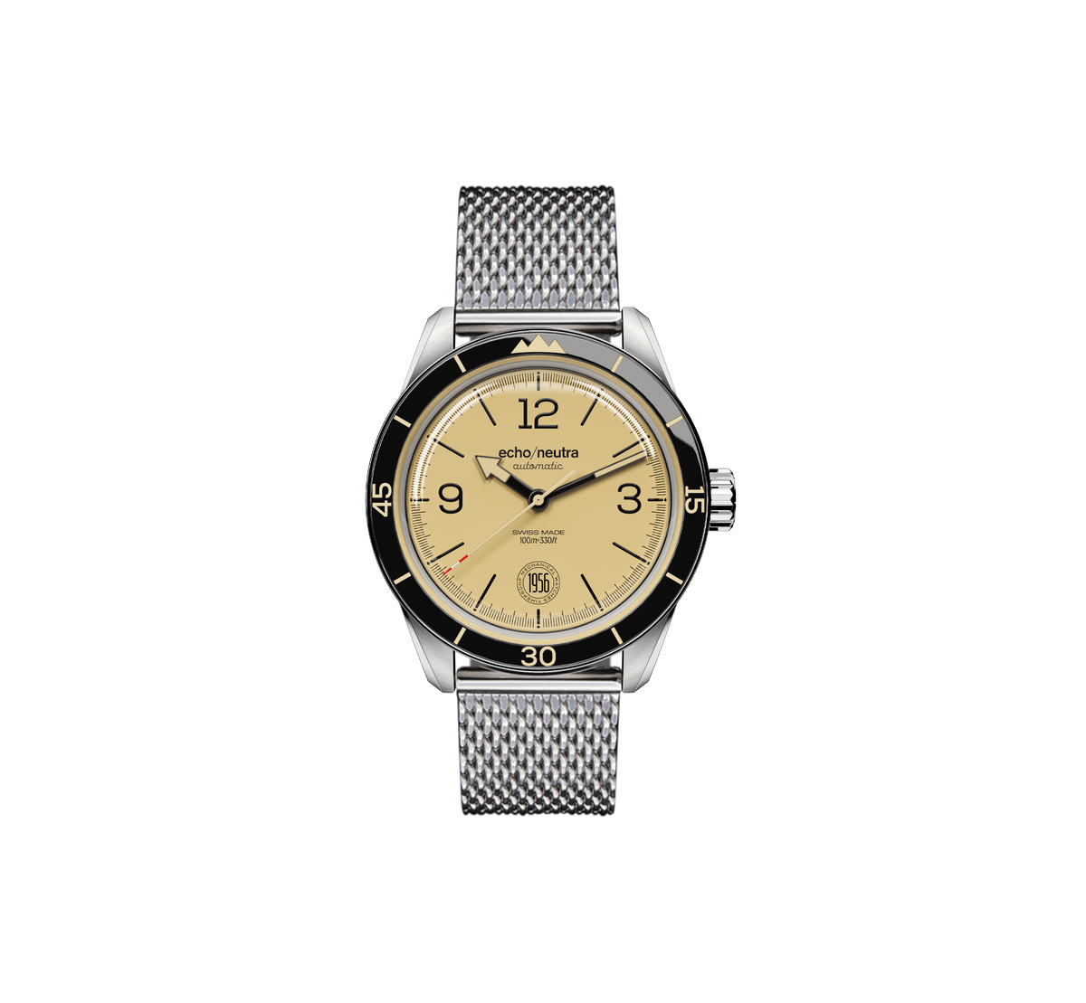 1956 3H Khaki - Tropical in gomma nero / Pelle vintage nera