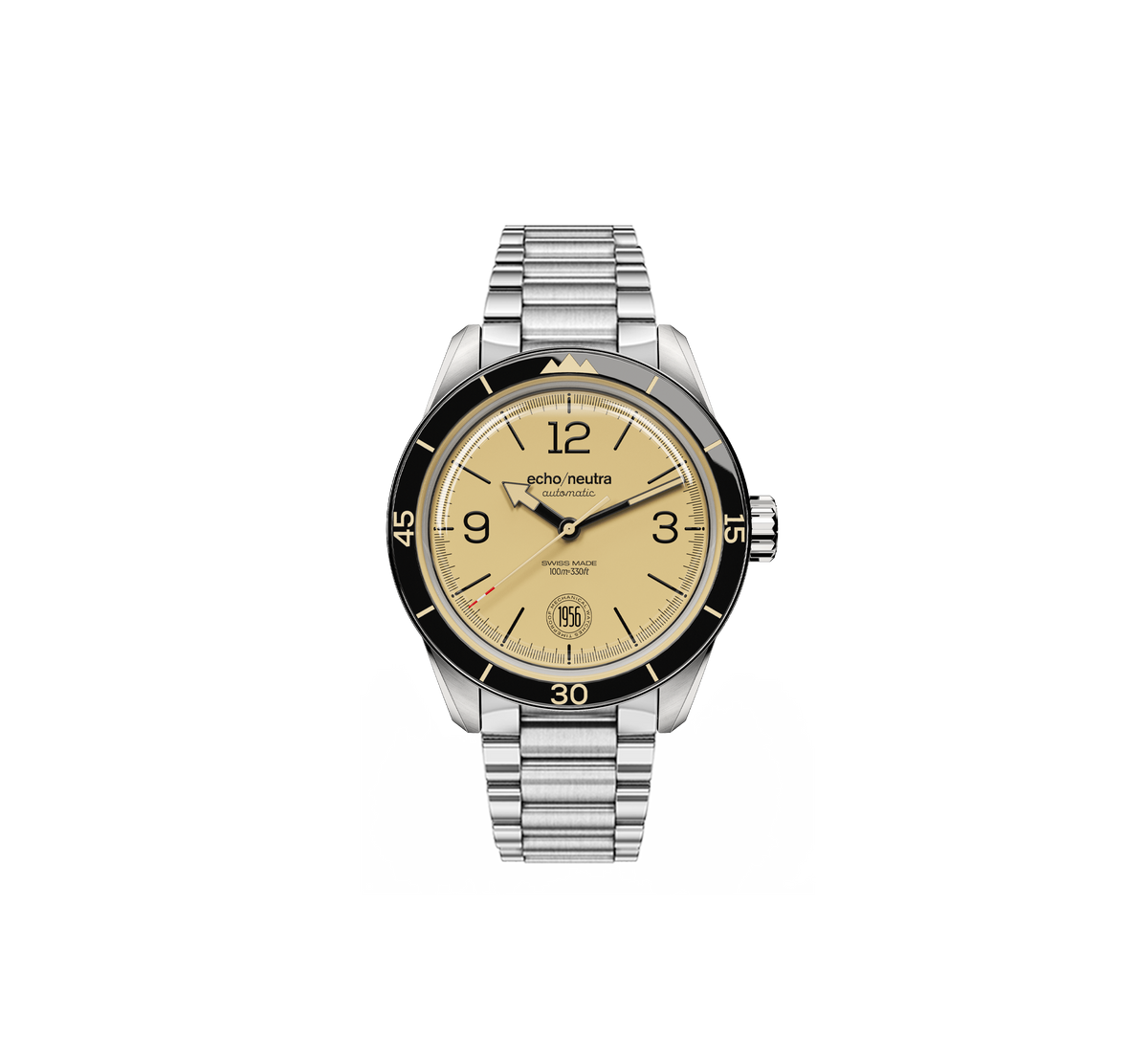 1956 3H Khaki - Tropical in gomma nero / Pelle vintage nera