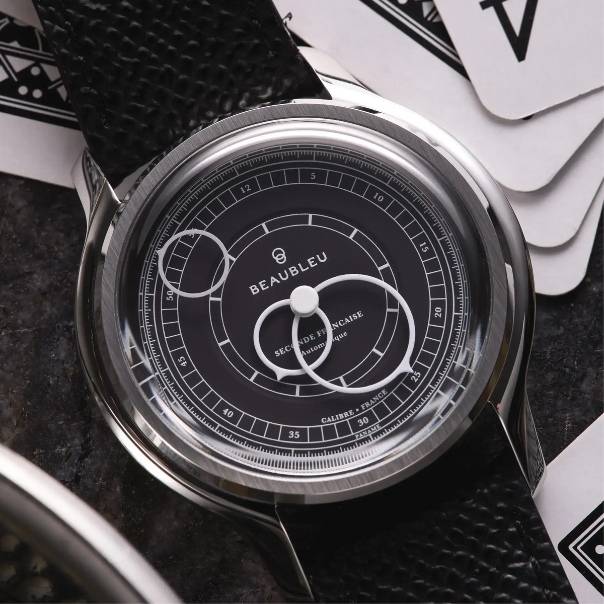 Seconde Française 19.24 | Anthracite Gray - Steel Strap