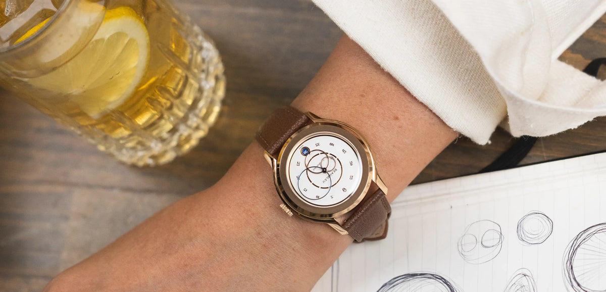 Ecce Lys - Leather strap - Grained Cognac