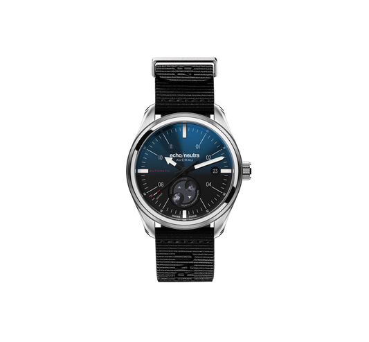 AVERAU 39 Fasi Lunari Blu - Pelle di bufalo acquatico nero,