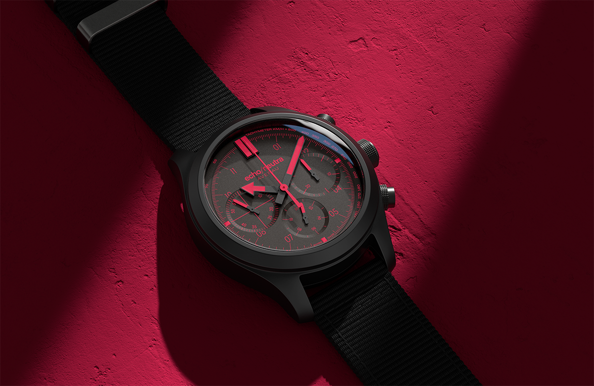 Averau Ceramic Chrono “Amaranth”