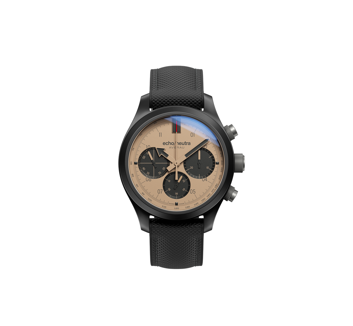 AVERAU CERAMICA CRONOGRAFO SAND - Tessuto Nero
