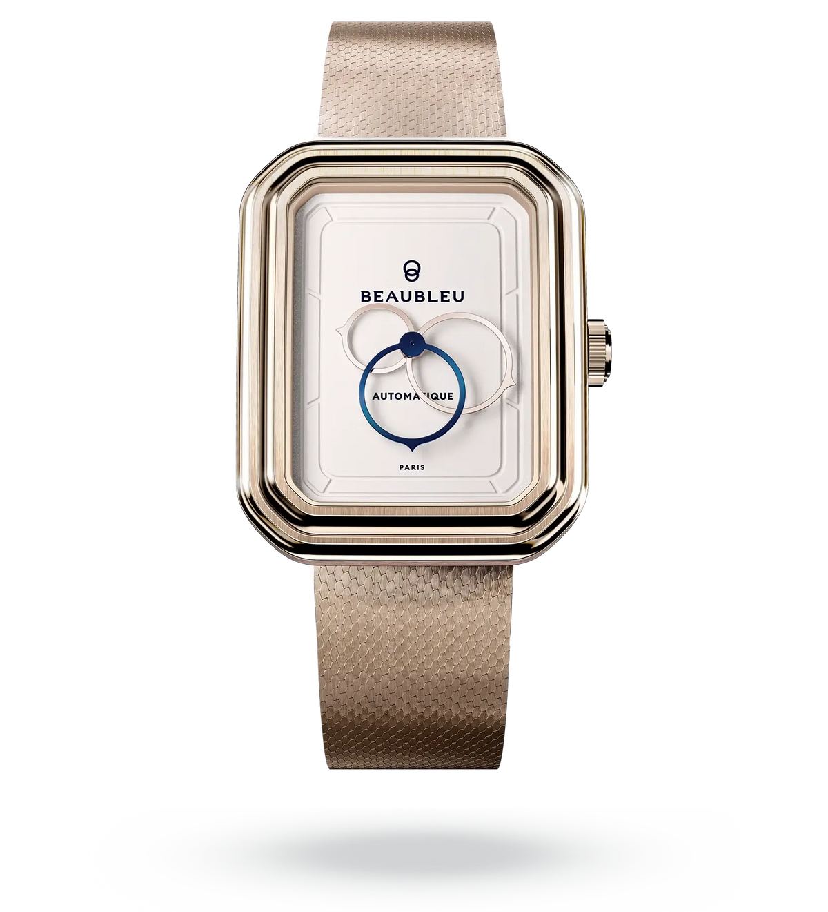 Ecce Figura Lys - Leather strap - Grained Blue