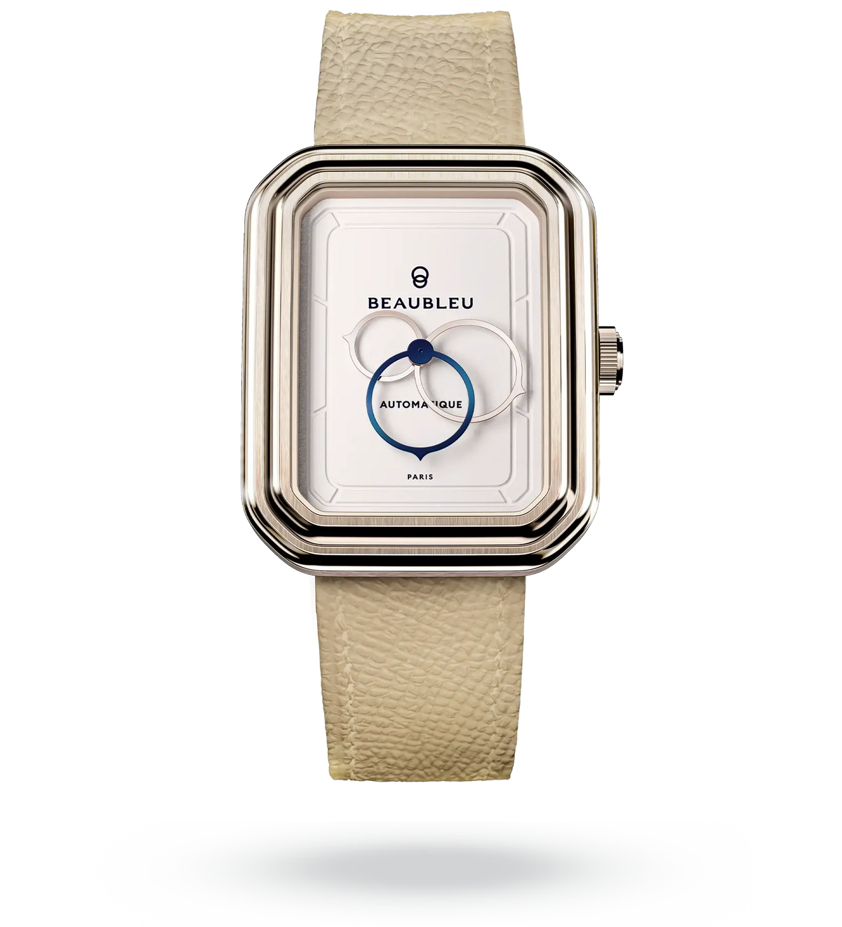 Ecce Figura Lys - Leather strap - Grained Black