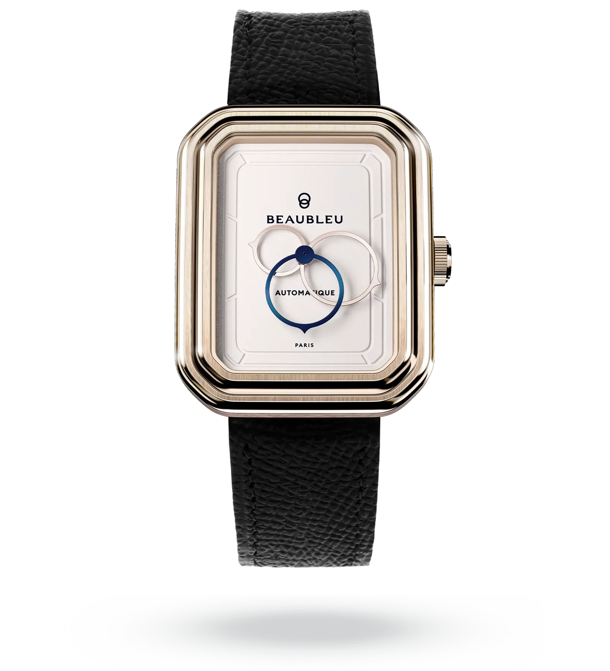 Ecce Figura Lys - Leather strap - Grained Blue