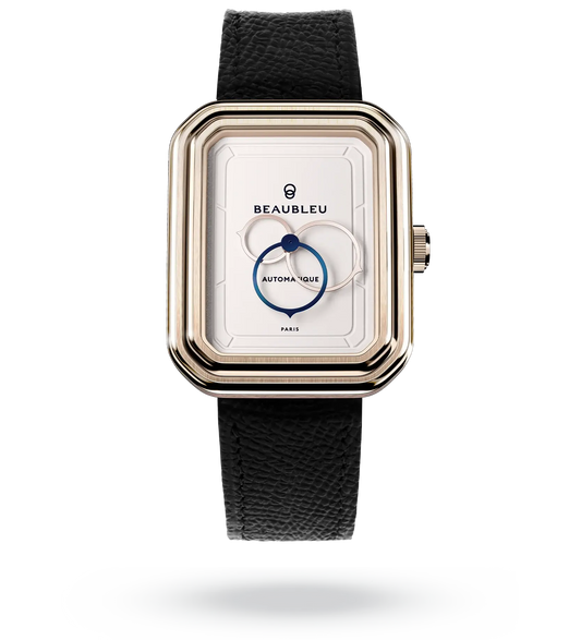 Ecce Figura Lys - Leather strap - Grained Black