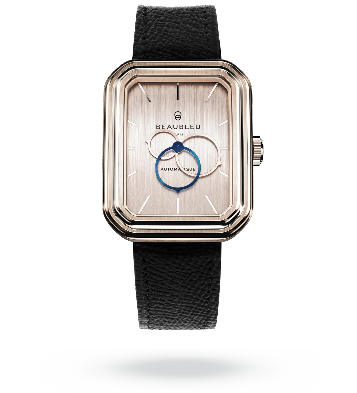 Ecce Figura Sienna - Leather strap - Grained Black
