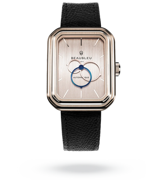 Ecce Figura Sienna - Leather strap - Grained Black