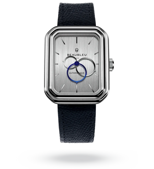 Ecce Figura Vesperal - Leather strap - Grained Blue