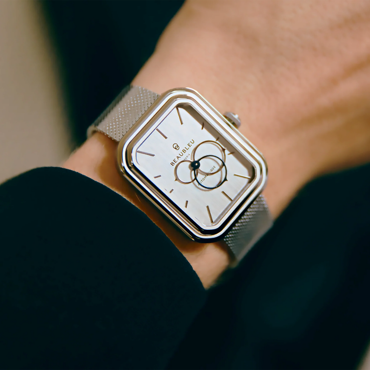 Ecce Figura Vesperal - Leather strap - Grained Blue