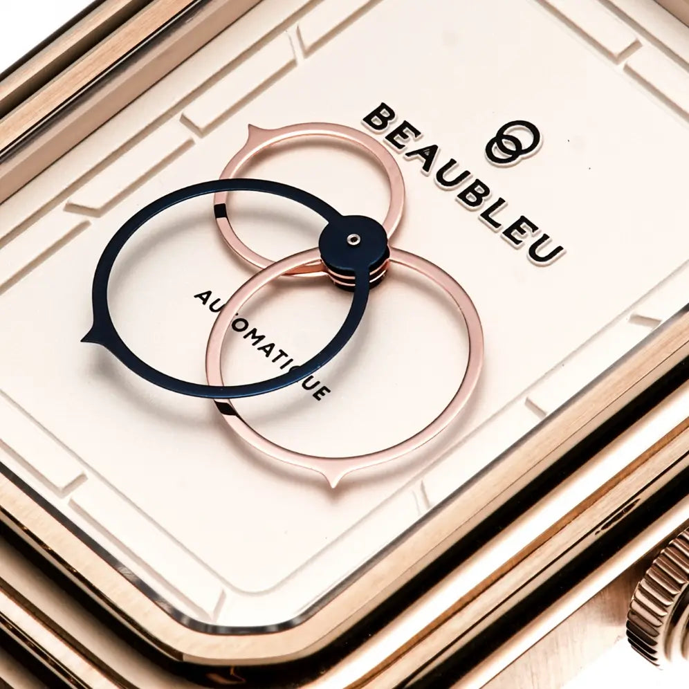 Ecce Figura Lys - Leather strap - Grained Blue