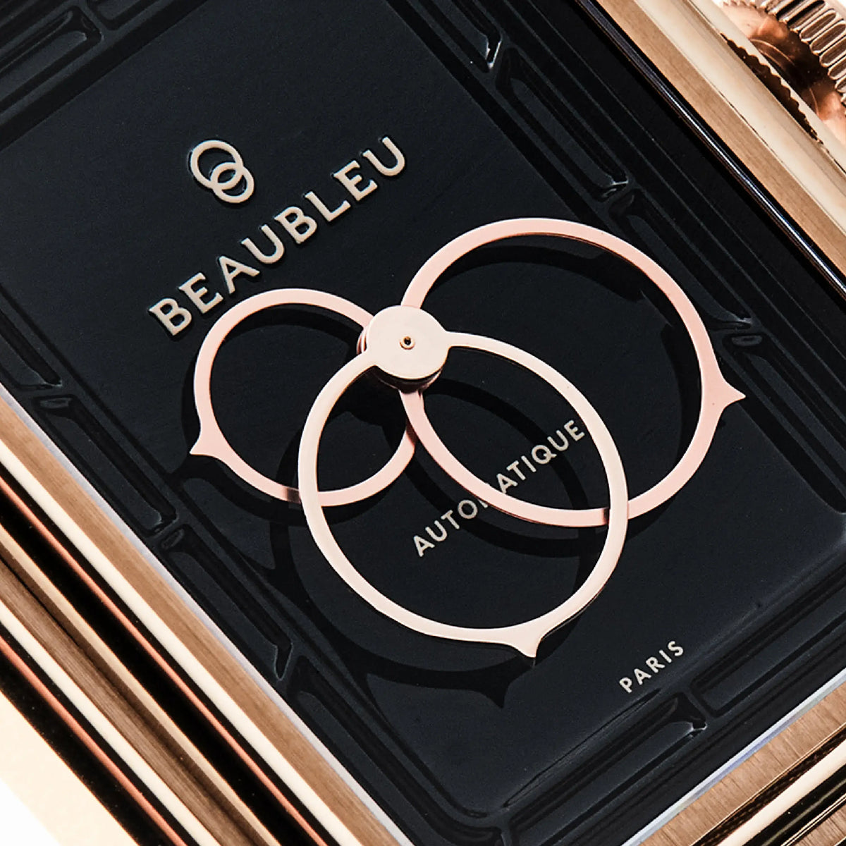 Ecce Figura Onyx - Leather strap - Grained Black