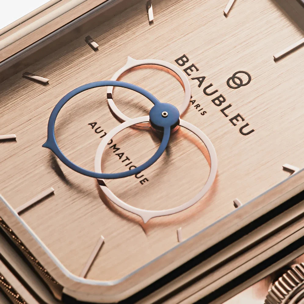 Ecce Figura Sienna - Leather strap - Grained Blue