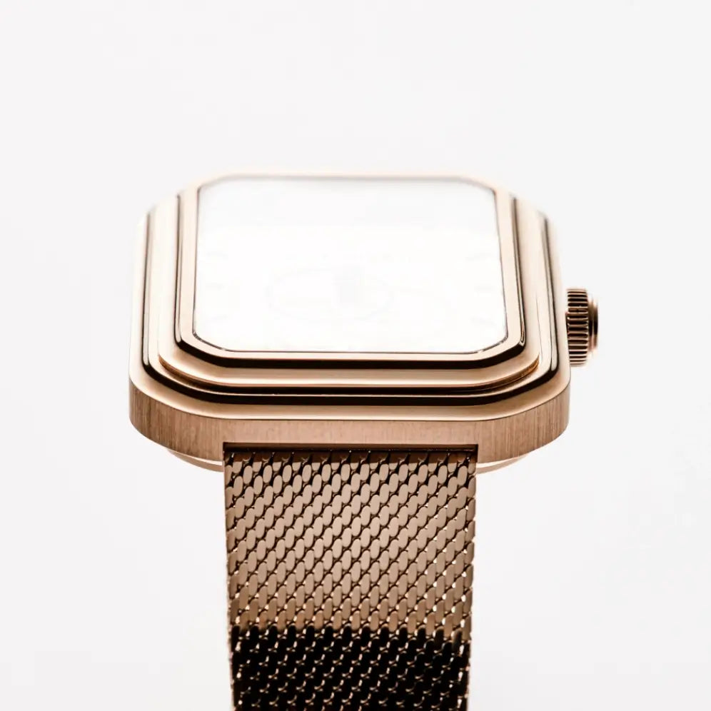 Ecce Figura Lys - Leather strap - Grained Blue