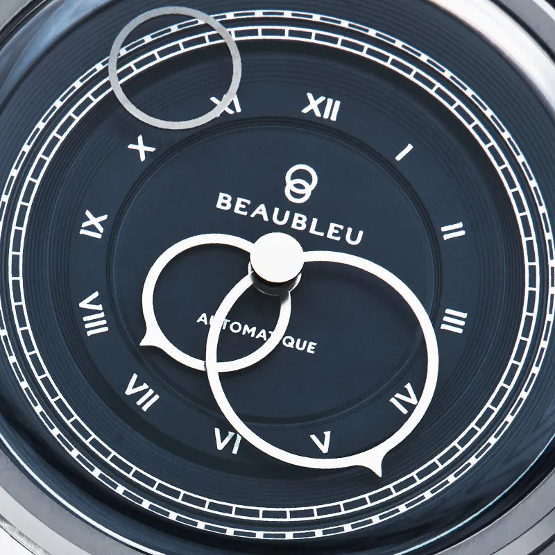 La Pièce n°1 - Empire Blue - Leather strap - Grained Blue