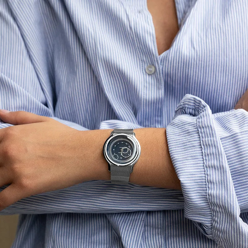 La Pièce n°1 - Empire Blue - Leather strap - Caiman Blue