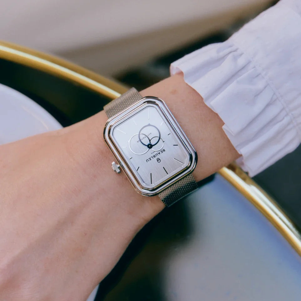 Ecce Figura Vesperal - Leather strap - Grained Blue