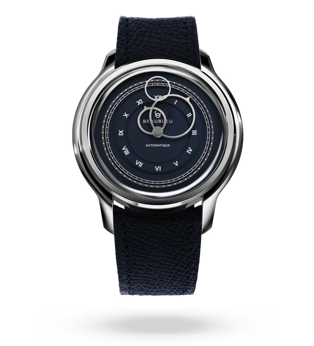 La Pièce n°1 - Empire Blue - Leather strap - Grained Blue