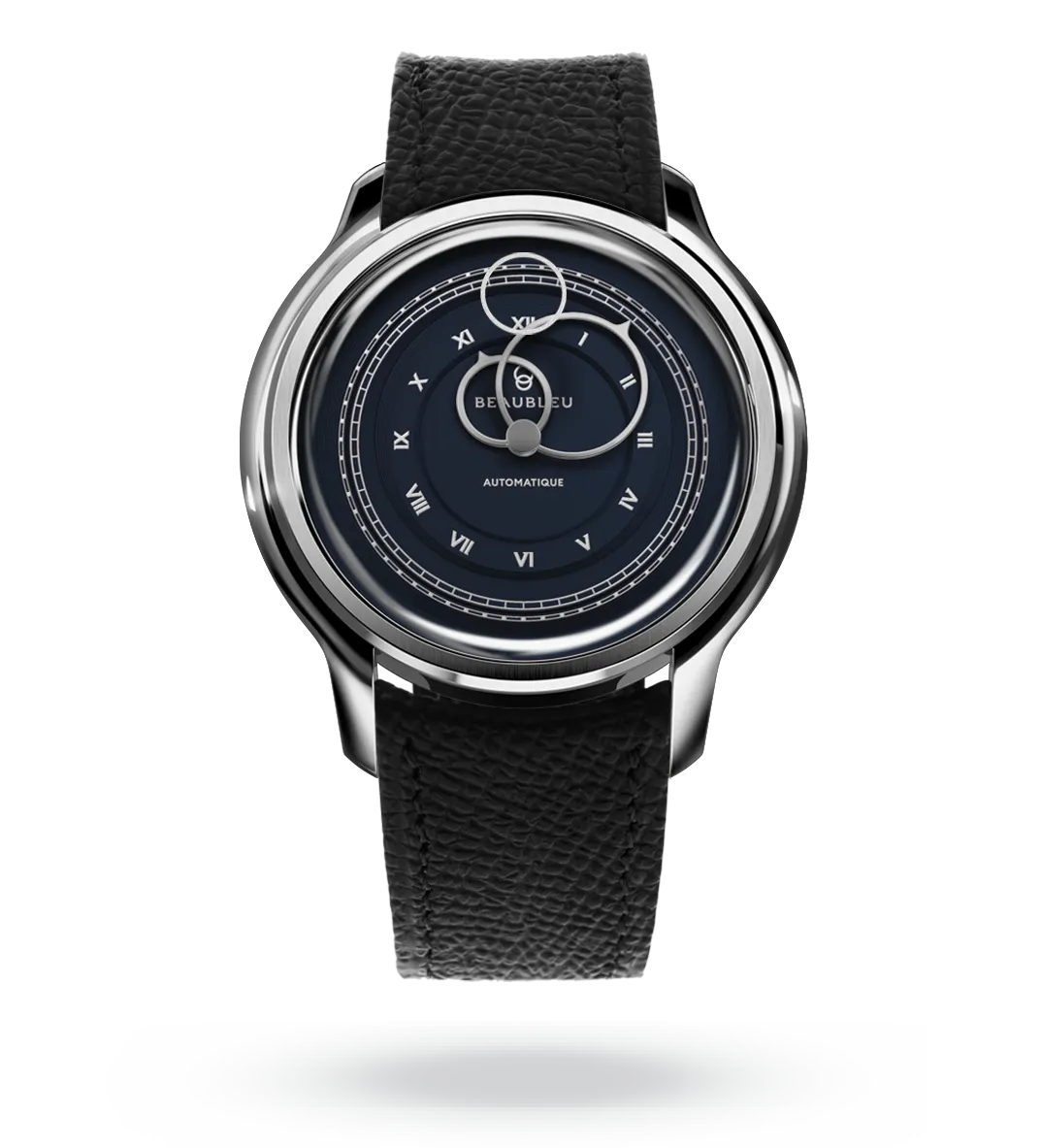 La Pièce n°1 - Empire Blue - Leather strap - Caiman Blue