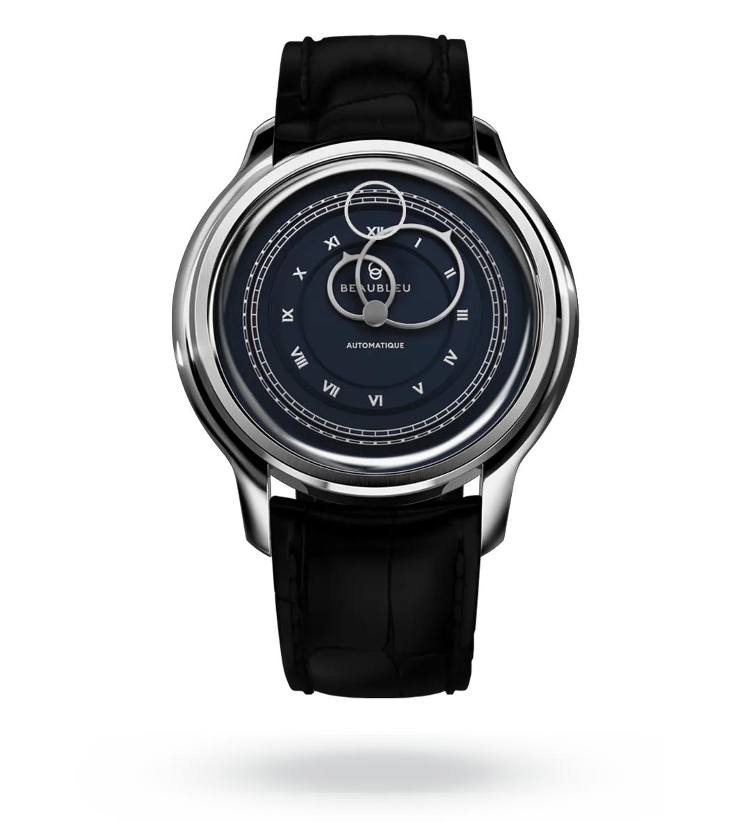 La Pièce n°1 - Empire Blue - Leather strap - Grained Blue