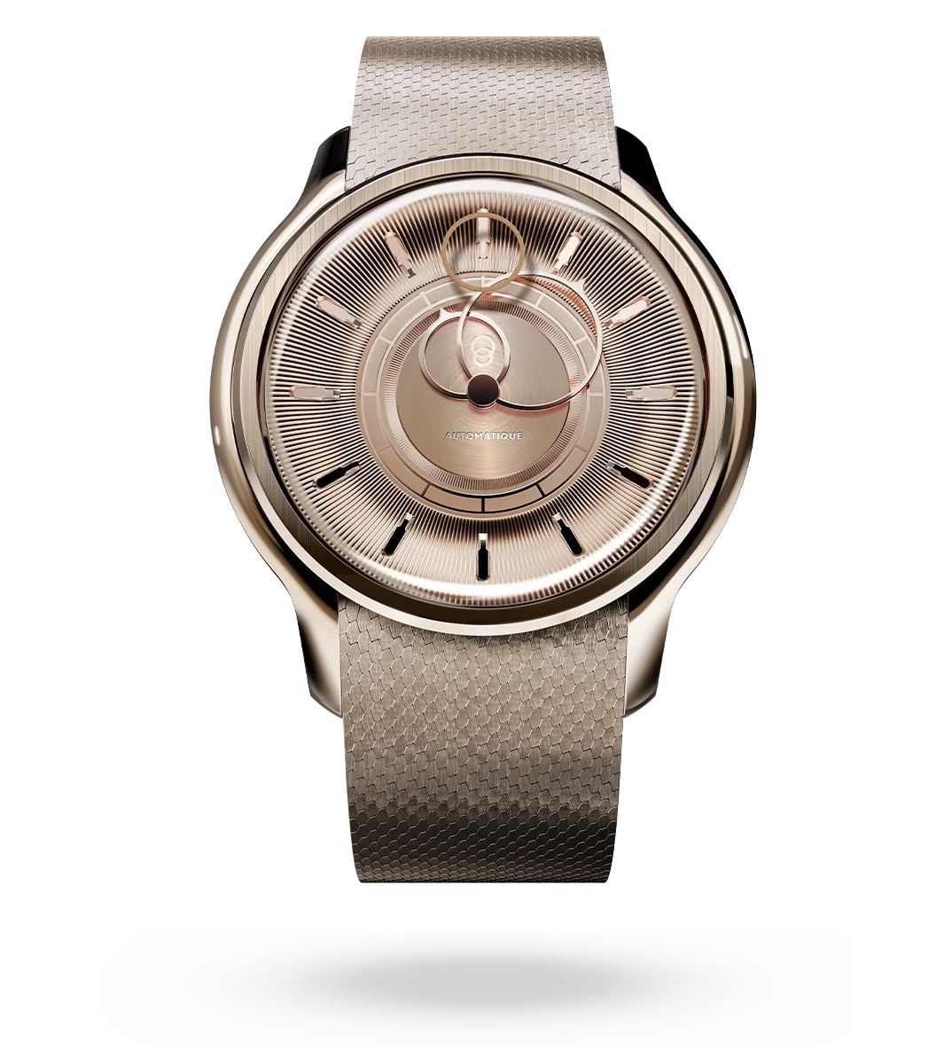 La Pièce n°2 - Rose Gold - Rose Gold Steel Strap