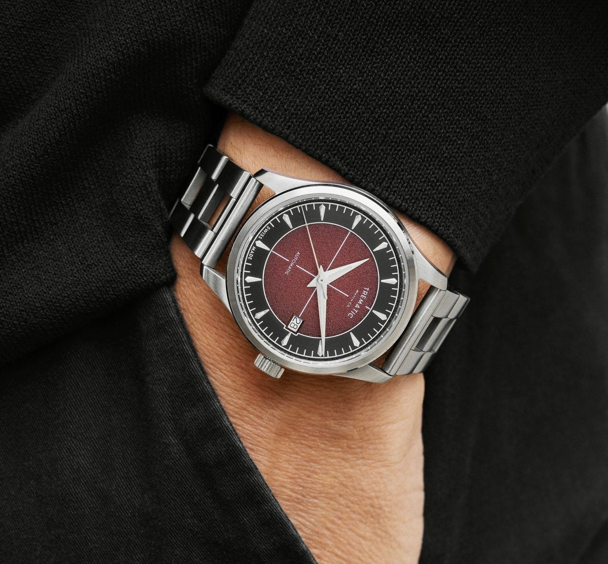 ZY6 borgogna 38 mm bracelet by Forstner