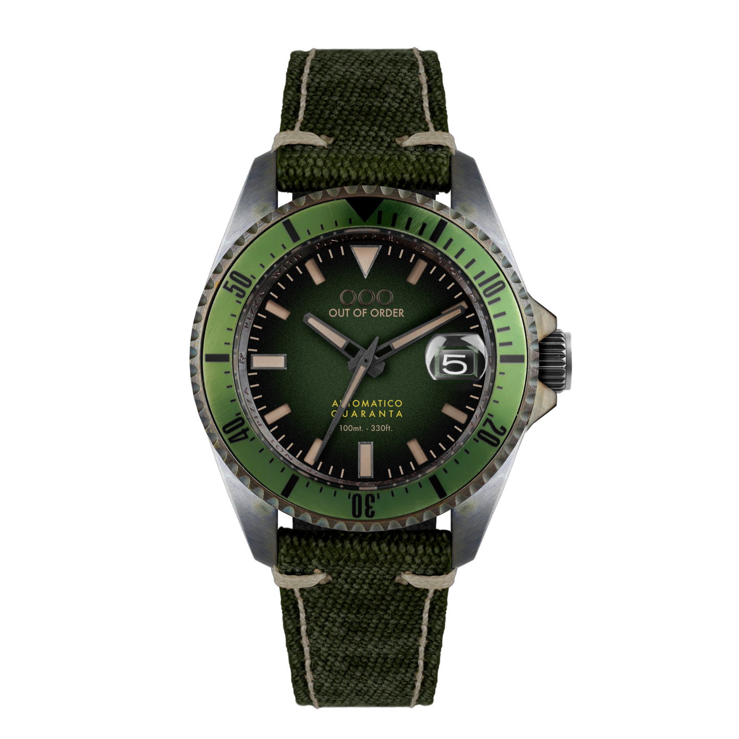 GREEN AUTOMATICO QUARANTA CANVAS