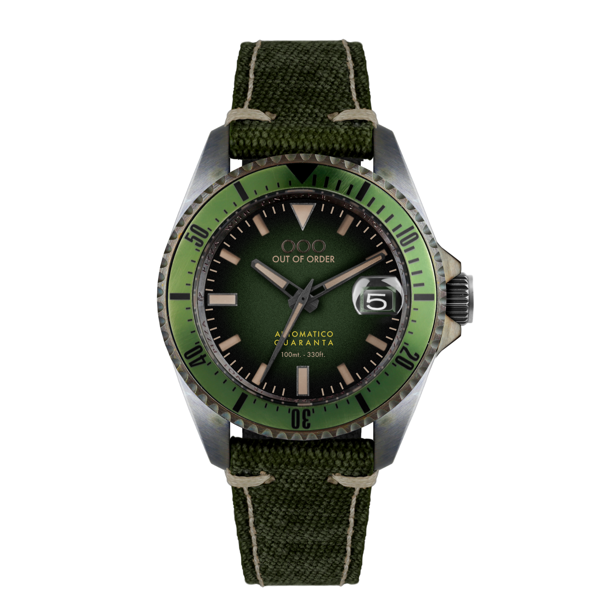 GREEN AUTOMATICO QUARANTA CANVAS