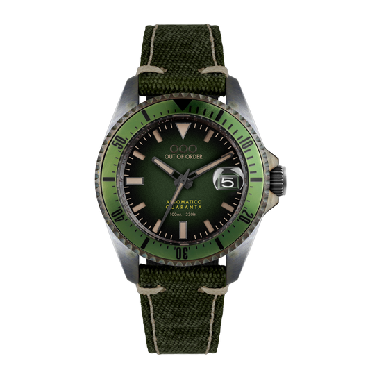GREEN AUTOMATICO QUARANTA CANVAS