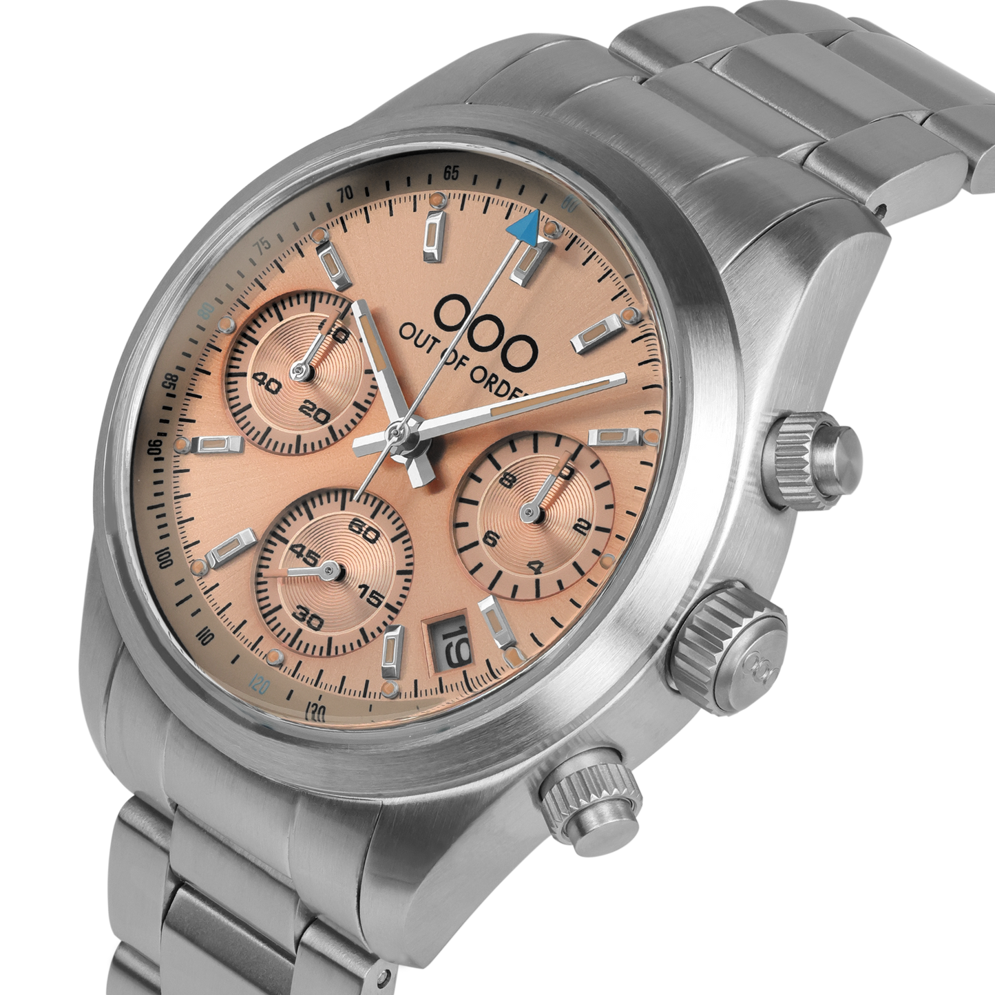 PEACH SPORTY CRONOGRAFO - STAINLESS STEEL ULTRA BRUSHED