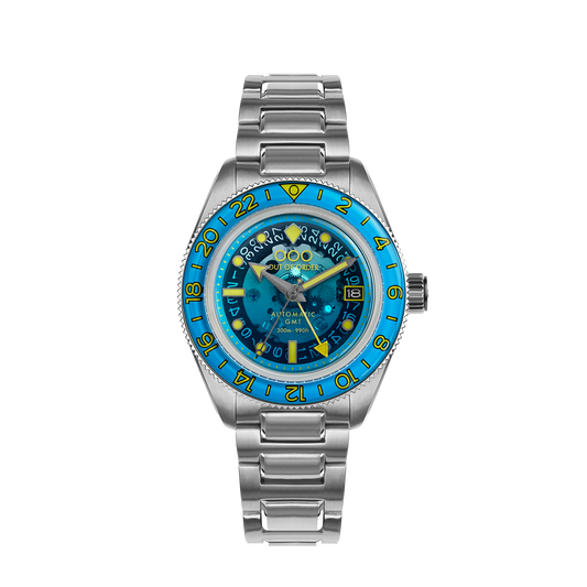 ANGELO AZZURRO AUTOMATIC GMT - LIMITED EDITION