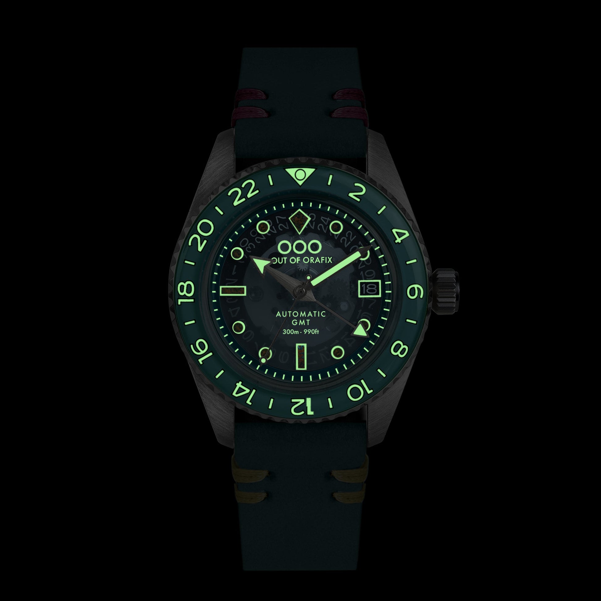 OUT OF ORAFIX - BLUE LAGOON AUTOMATIC GMT LIMITED EDITION