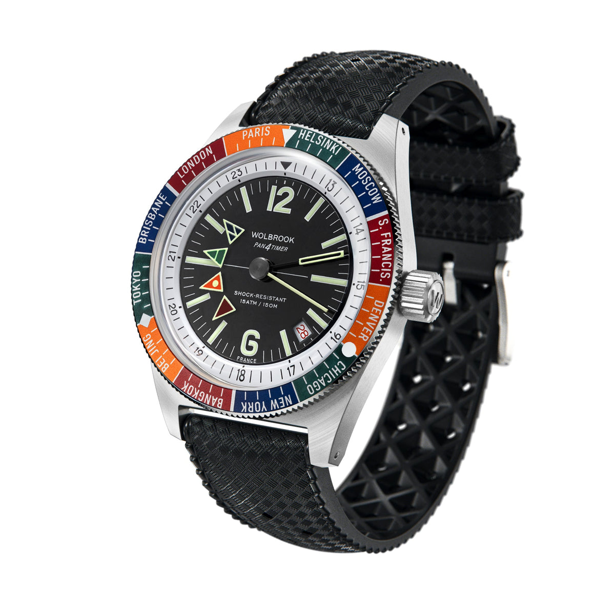 Pan4Timer Automatic - Camel Rally Leather Strap