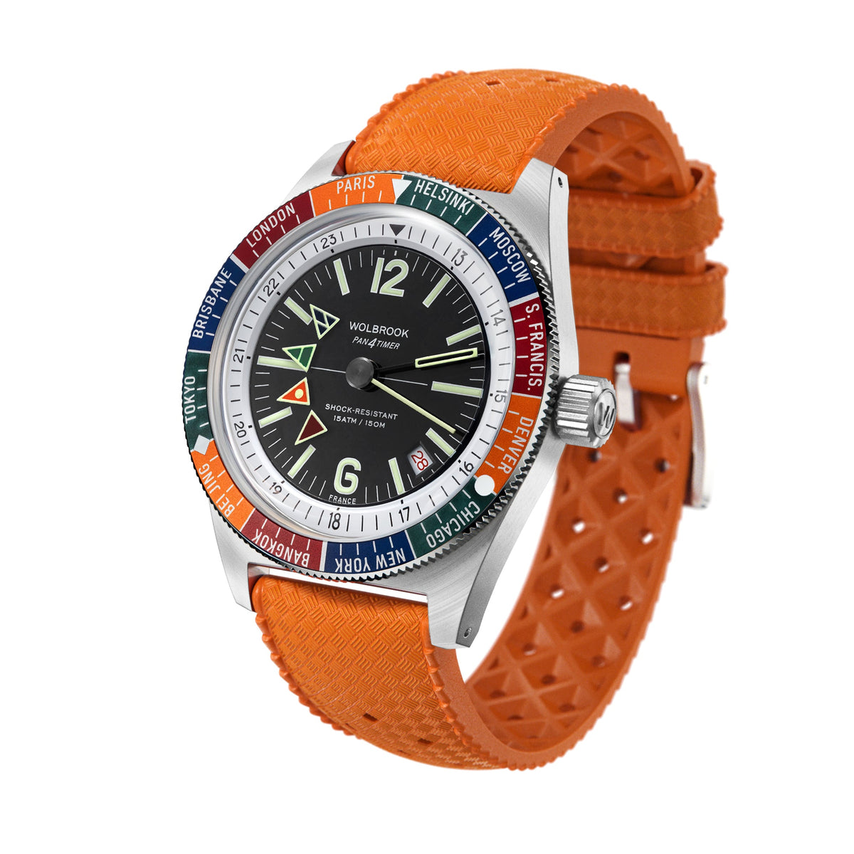 Pan4Timer Automatic - Camel Rally Leather Strap