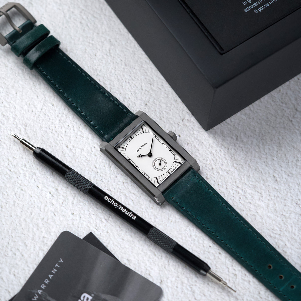 Cordovan Horween verde scuro - Rivanera - REGULAR | Adatto a polsi da 16cm a 21.2cm
