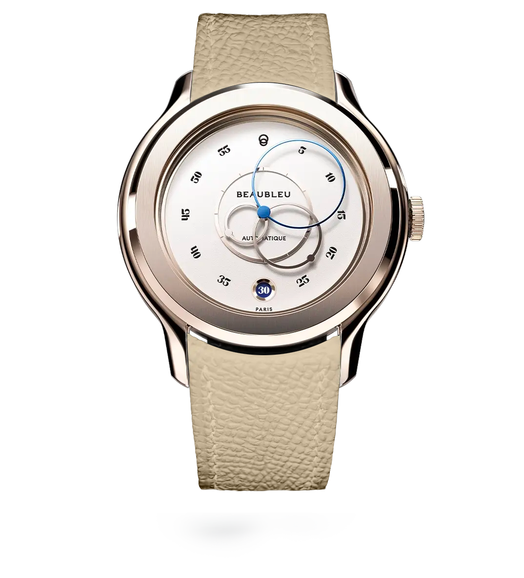 Ecce Lys - Leather strap - Grained Cognac