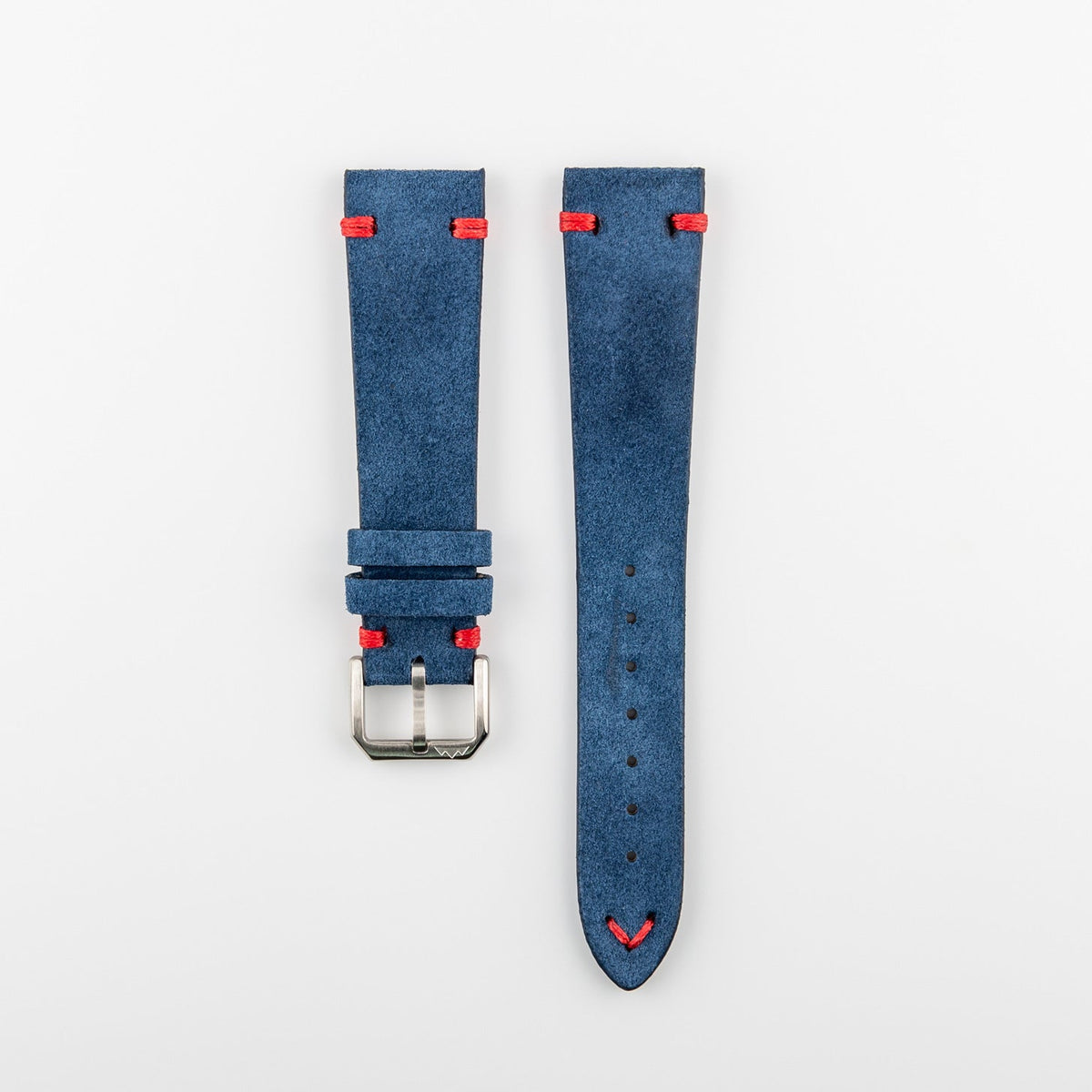 Vintage scamosciato Blu-Rosso