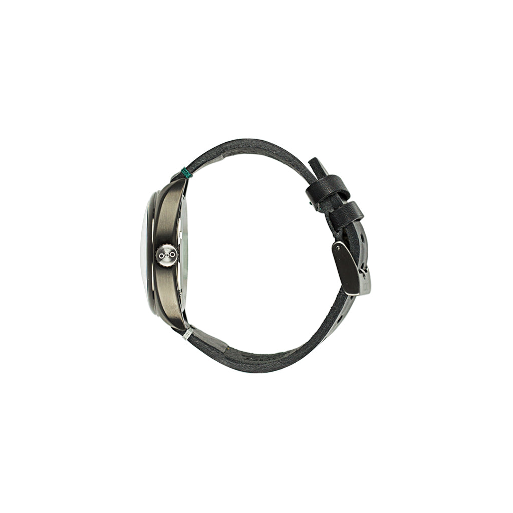 Torpedine 3H Mint Black Leather Band