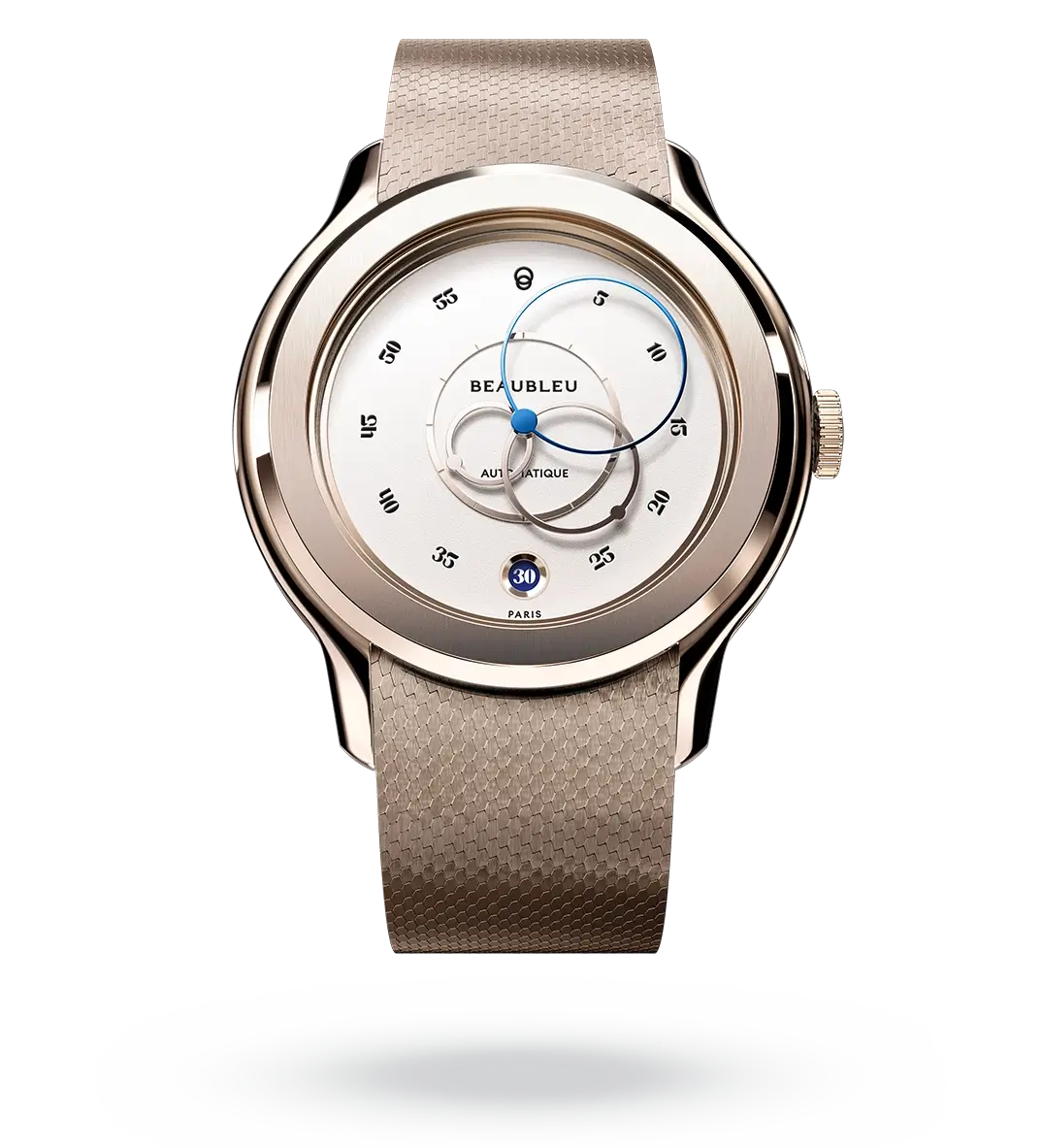 Ecce Lys - Leather strap - Grained Cognac