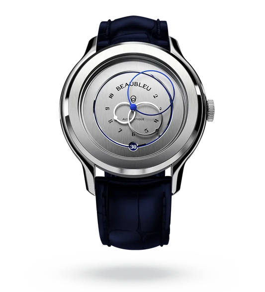Ecce Vesperal - Leather strap - Caiman Blue