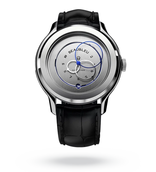 Ecce Vesperal - Leather strap - Caiman Black