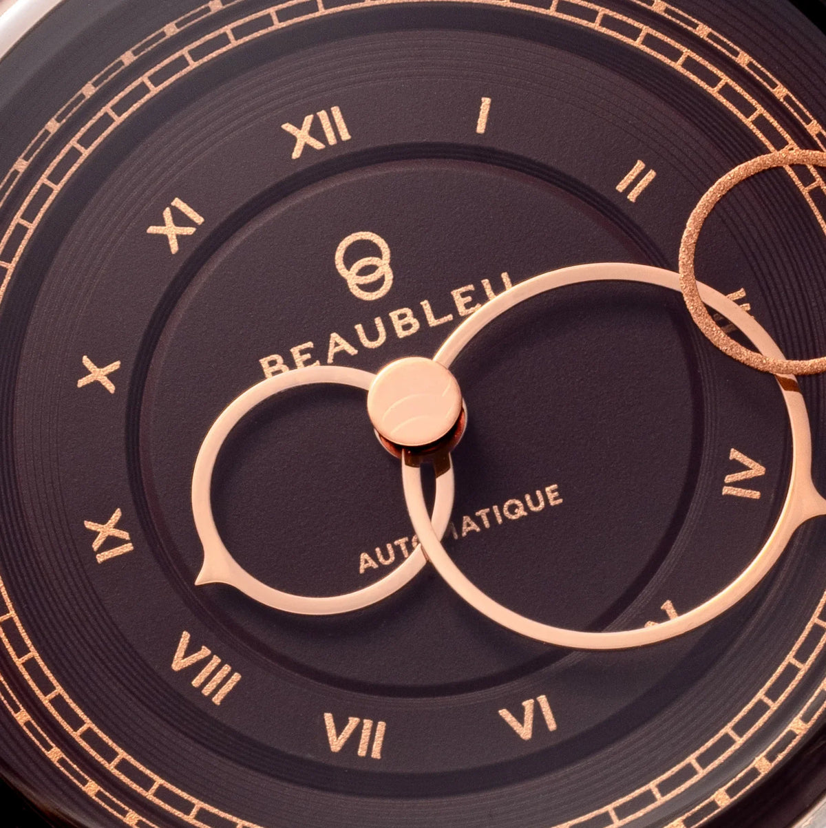 La Pièce n°1 - Moka - Rose Gold Steel Strap