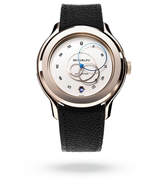 Ecce Lys - Leather strap - Grained Black